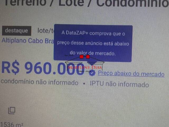 #V0878 - Terreno para Venda em João Pessoa - PB